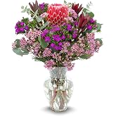 Stargazer Barn Royal Protea Bouquet - Without Vase | Fresh Cut Flower Delivery, Hand-Tied in the USA, Gift for Birthday, Anniversary, Sympathy or Home Decor