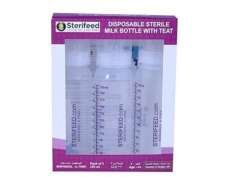 disposable bottles and teats