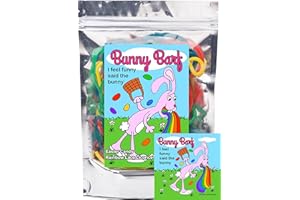 JLDESIGNMEDIALLC Bunny Barf Rainbow Lace Licorice Funny Unique Easter Basket Stuffer Gag Gift Candy for Birthday Girls, Boys and Teens (5.5 Ounces)