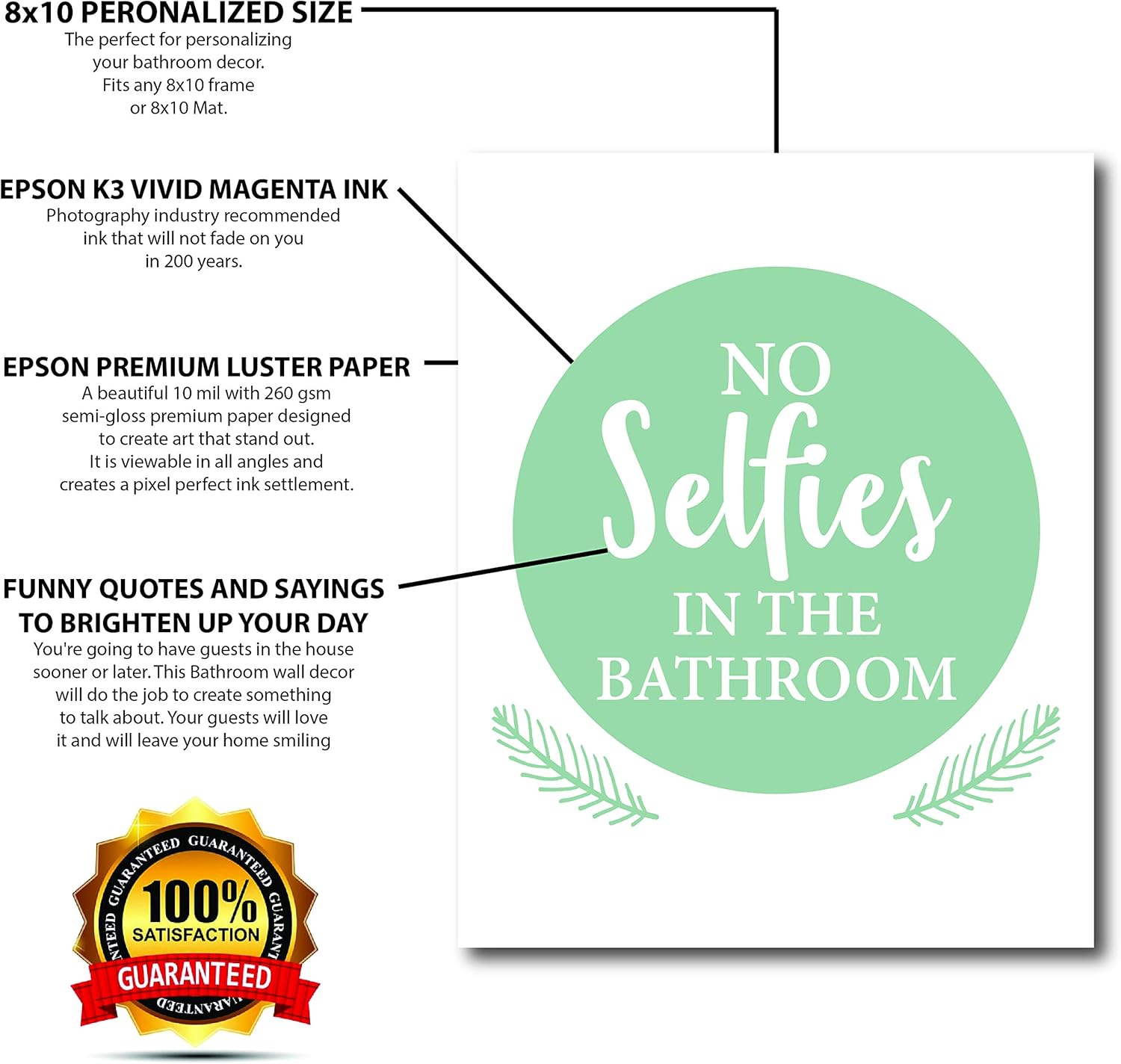 Amazon Com My Vinyl Story Bathroom Decor Quotes And Sayings Art Prints For Bathroom Decorations Wall Decor Funny Quotes For Guests Gift And Personal Humor Set Of 4 8x10 Inches Prints Unframed Posters
