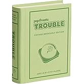 WS Game Company Trouble Vintage Bookshelf Edition Classic Family Board Game | Race Chase Game for Kids and Adults, Linen-Wrapped Book Box, Retro Design, Pop-o-Matic Die Roller, 2-4 Players Ages 5 and Up