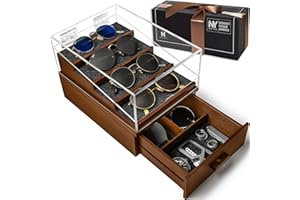 Holme & Hadfield Display Your Sunglasses with Premium Sunglasses Organizer – Sunglasses Storage and Display Stand