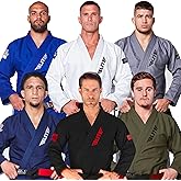 Elite Sports BJJ GI for Men IBJJF Kimono BJJ Jiujitsu GIS W/Preshrunk Fabric & Free Belt (See Special Sizing Guide)