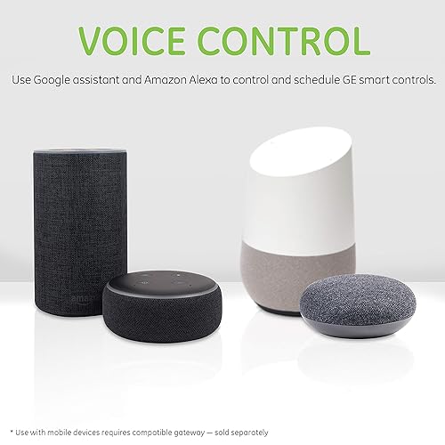 GE Enbrighten Z-Wave Plus Smart Light Dimmer, Works with Alexa