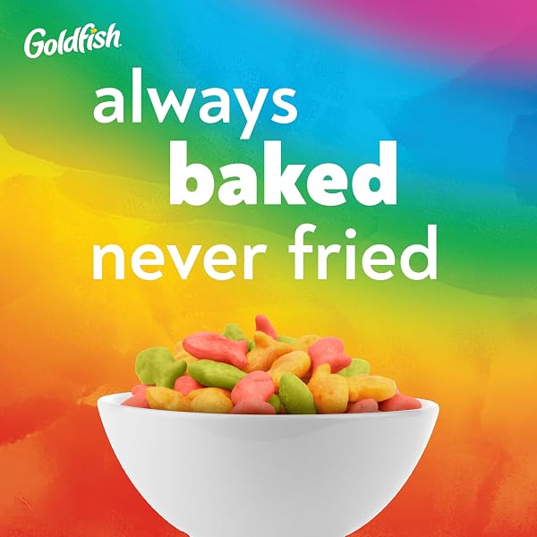 GOLDFISH COLORS CHEDDAR CHEESE CRACKERS, 27.3 OZ CARTON