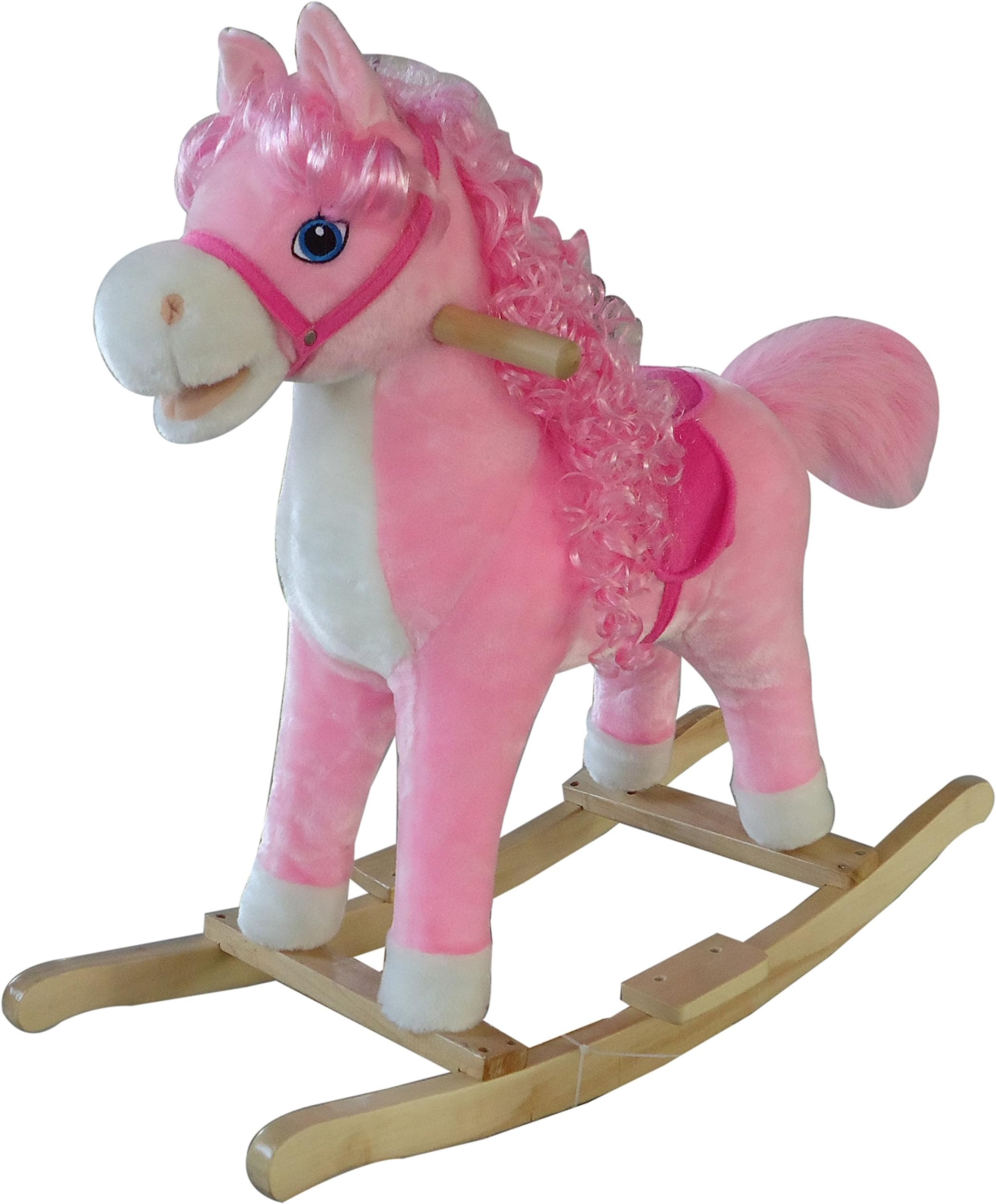 A to Z 31873 Rocking Horse Toy with Sound/Moving Mouth and Tail