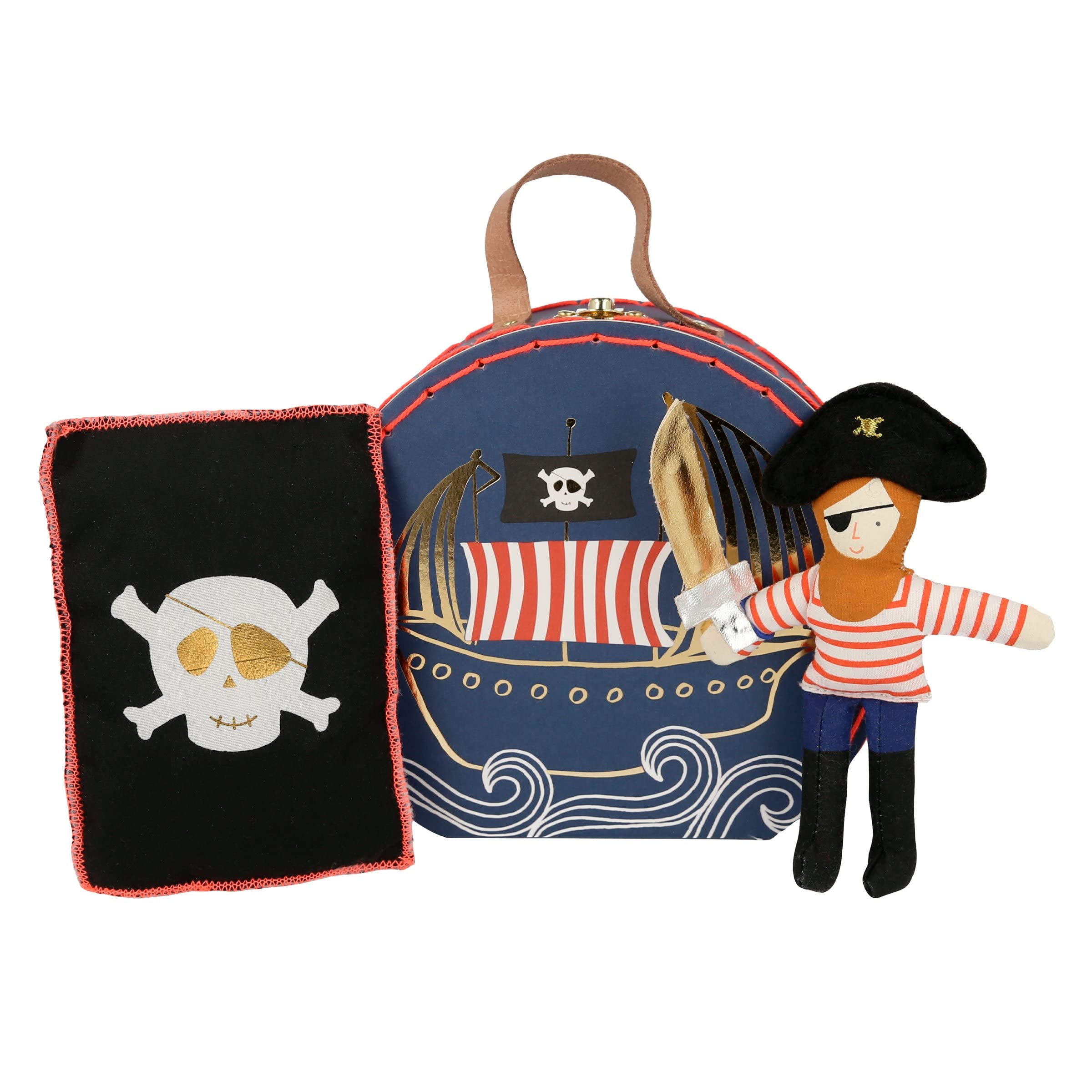Meri Meri Pirate Mini Suitcase Doll (Pack of 1)