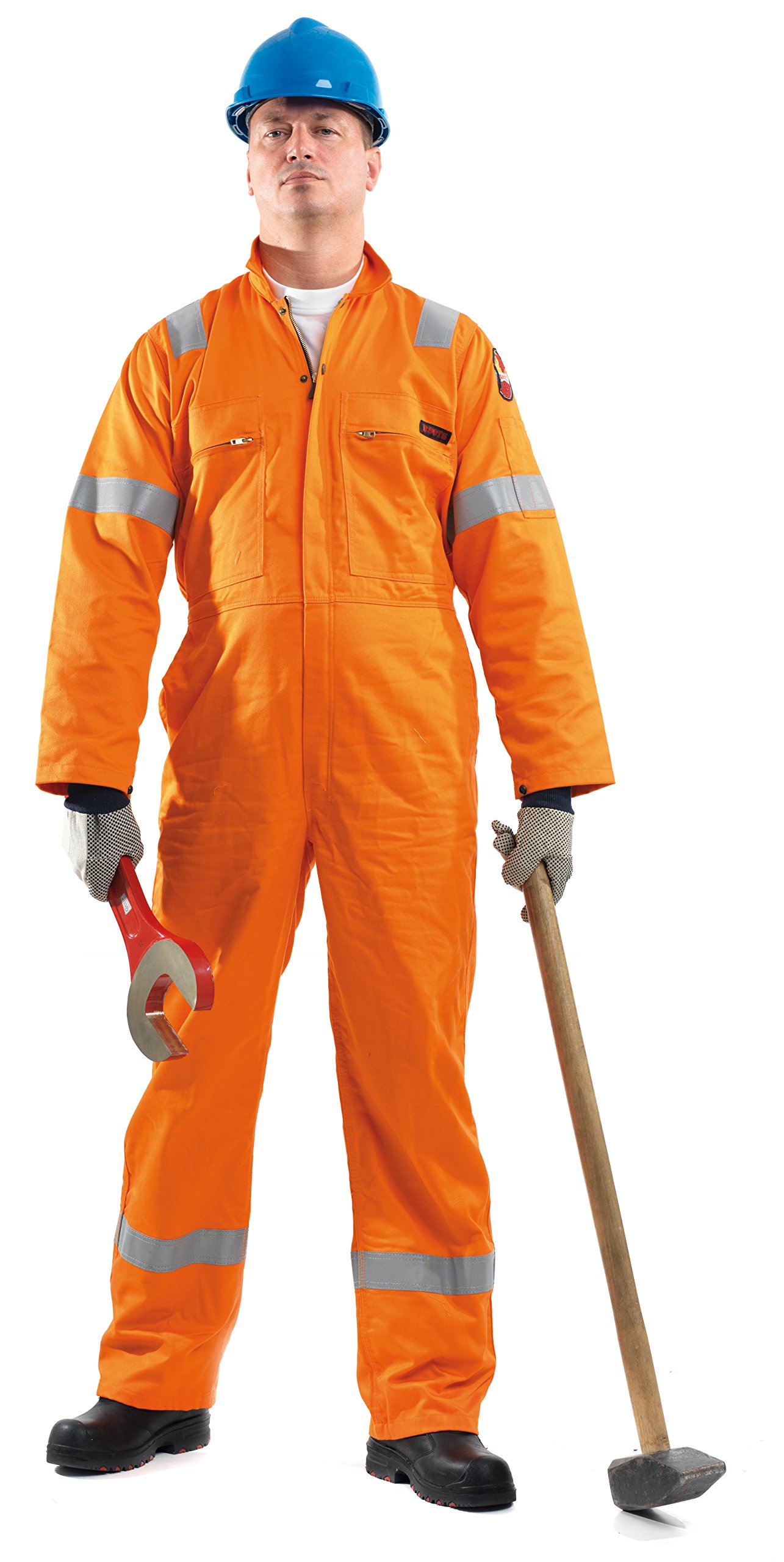 Roots Original RO18090 Flame Buster Classic Nordic Work Overalls Size 60, Orange