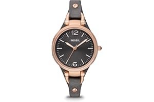 Fossil Georgia Women's Watch with Genuine Leather Bracelet Band