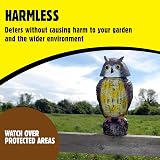 The Big Cheese Wind Action Owl Decoy Deterrent with Rotating Head view 5