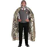 elope Adult Harry Potter Invisibility Cloak - Sheer Metallic Design with Front Clasp, 54-Inch Length, Officially Licensed
