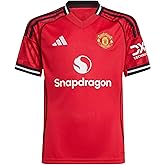 adidas Boys' Manchester United 25/26 Home Jersey