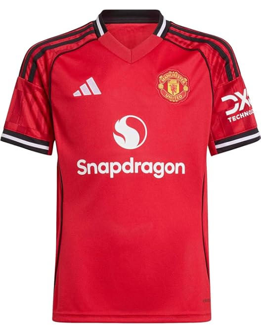 Amazon.com : adidas Manchester United 22/23 Home Jersey Kids', Red