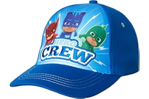 PJ Masks Boys Cotton Baseball Cap with Embroidery (Ages 2-7)