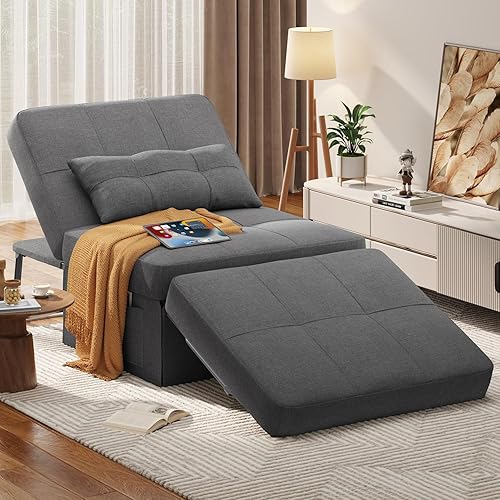 Aiho Sleeper Chair Bed in Sofa Bed, Assembly-Free Folding