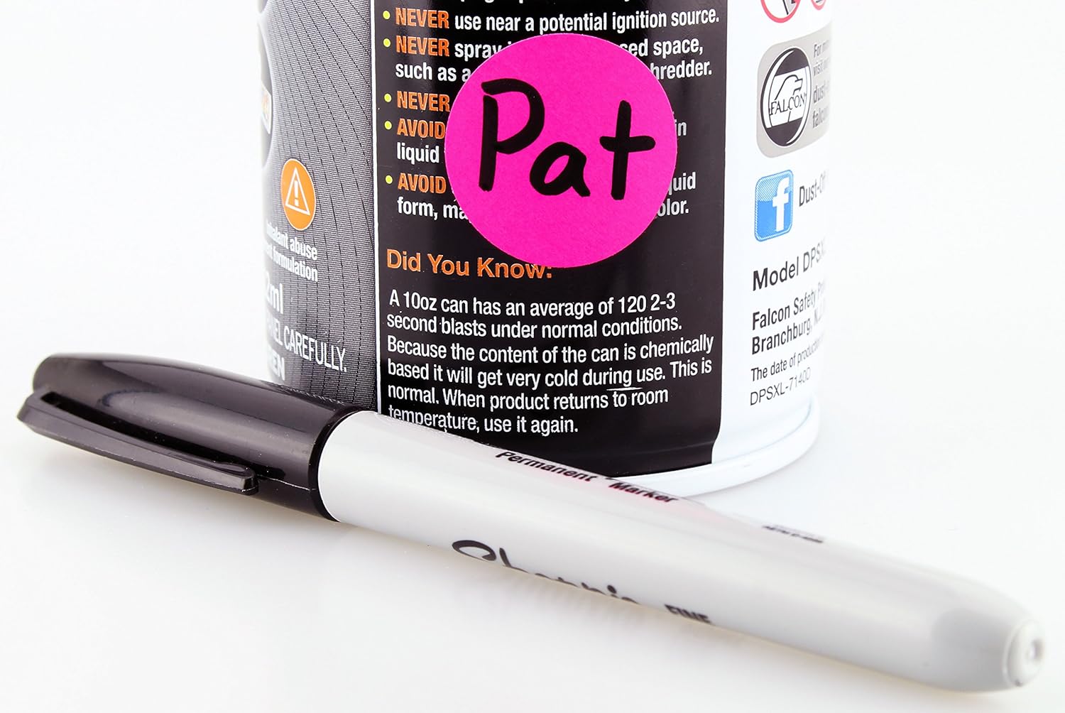 ChromaLabel 1 Inch Round Removable Color-Code Dot Stickers, 1000 per Dispenser Box, Fluorescent Pink : Office Products