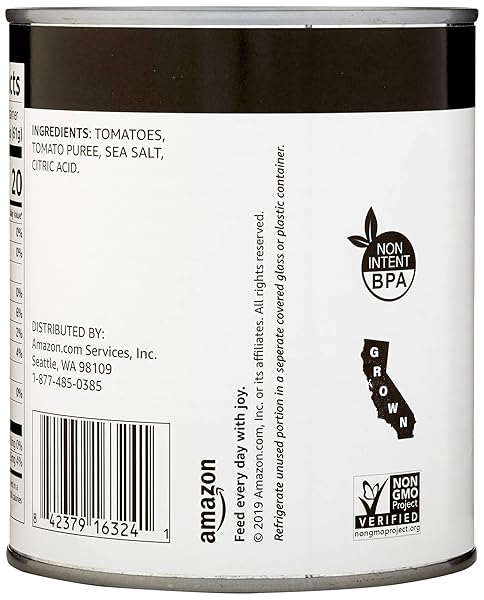 AMAZON GROCERY, CRUSHED TOMATOES IN PURÉE, 28 OZ