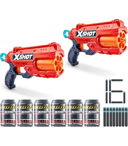 Amazon.com: X-Shot Excel Double Xcess Foam Dart Blaster Combo Pack