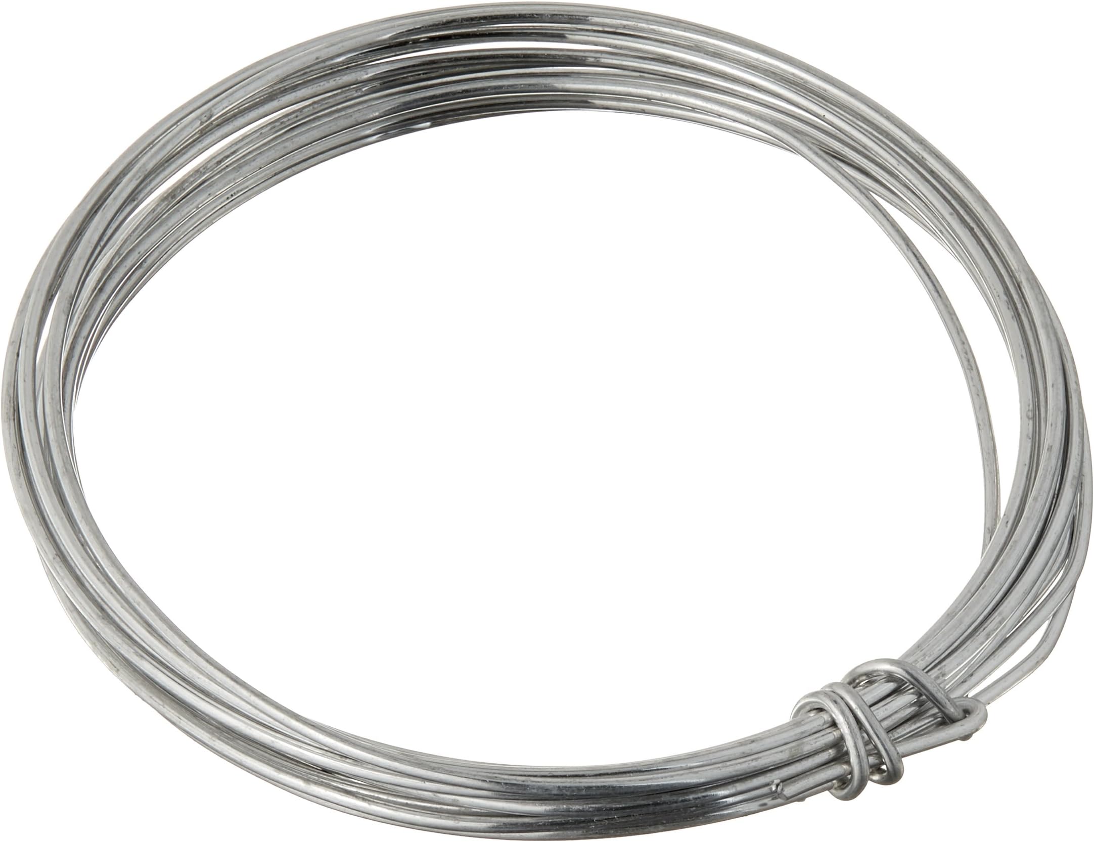 Jewelry Designer1999-1551 Aluminum Jewelry Wire Silver 16G 3Yds