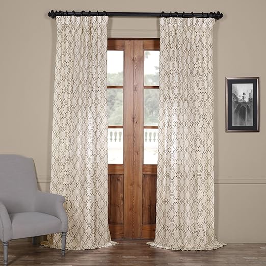 Amazon Com Hpd Half Price Drapes Shch Ore28823 84 Embroidered