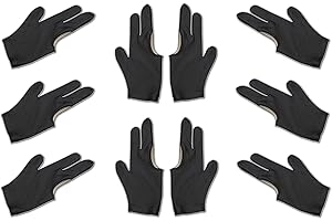 HAN'S DELTA Billiard Depot 10pcs/Set 3 Finger Billiard Gloves Pool Cue Gloves