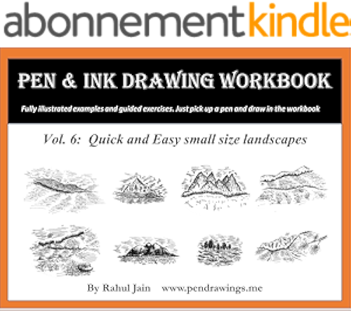 Download Pen and Ink Drawing Workbook Vol 6: Drawing Quick and Easy Pen & Ink Landscapes (English Edition) PDF