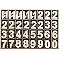 1-1/4 Inch (1.25") 185 Pieces Unfinished Wooden Numbers Blank Wood Clock Unpainted Calendar Numbers Scrapbooking Crafts
