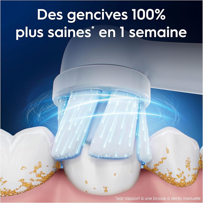 Brossettes de Rechange Gentle Care, lot de 4, Blanches