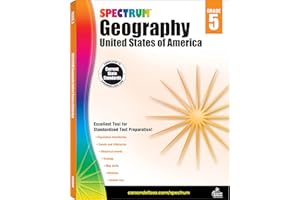 Spectrum Grade 5 United States of America Geography Workbook, American History Books Covering Map Skills, Historical Events, Ecology, and More, Social Studies Classroom or Homeschool Curriculum (Volume 95)
