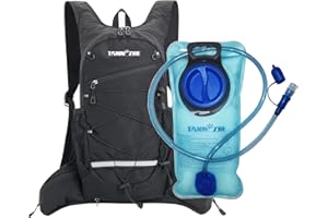 TANNOZHE Hydration Backpack with 2L Water Bladder, Lightweight Nylon Hydration Pack Water Backpack, Outdoor Sport Water Backp