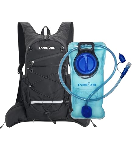 MSTOKIN Hydration Backpack With 2L Water Bladder - Lightweight Running Pack For Hiking, Cycling, Sports
