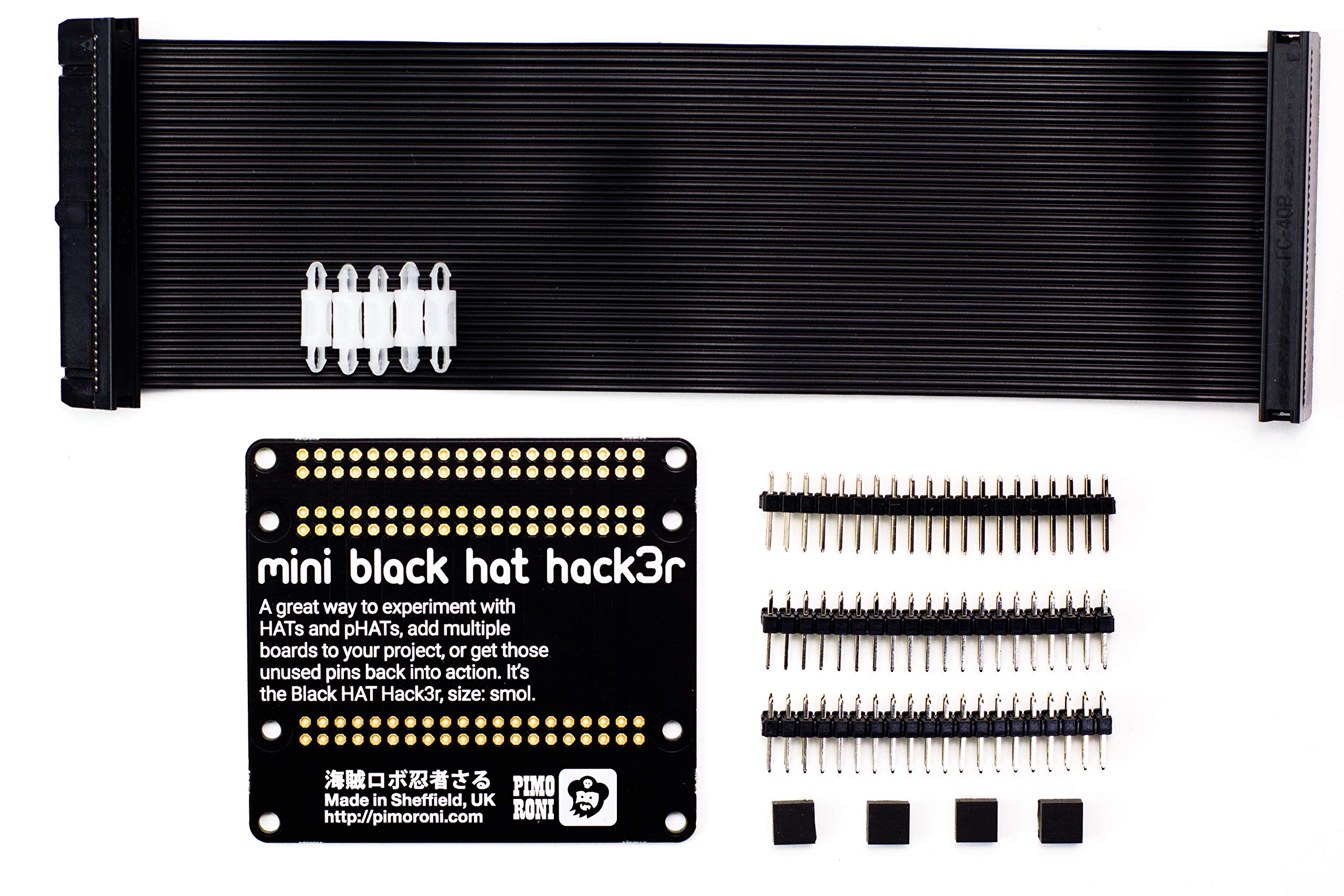 Pimoroni Mini Black HAT Hack3r – Solder Yourself Kit