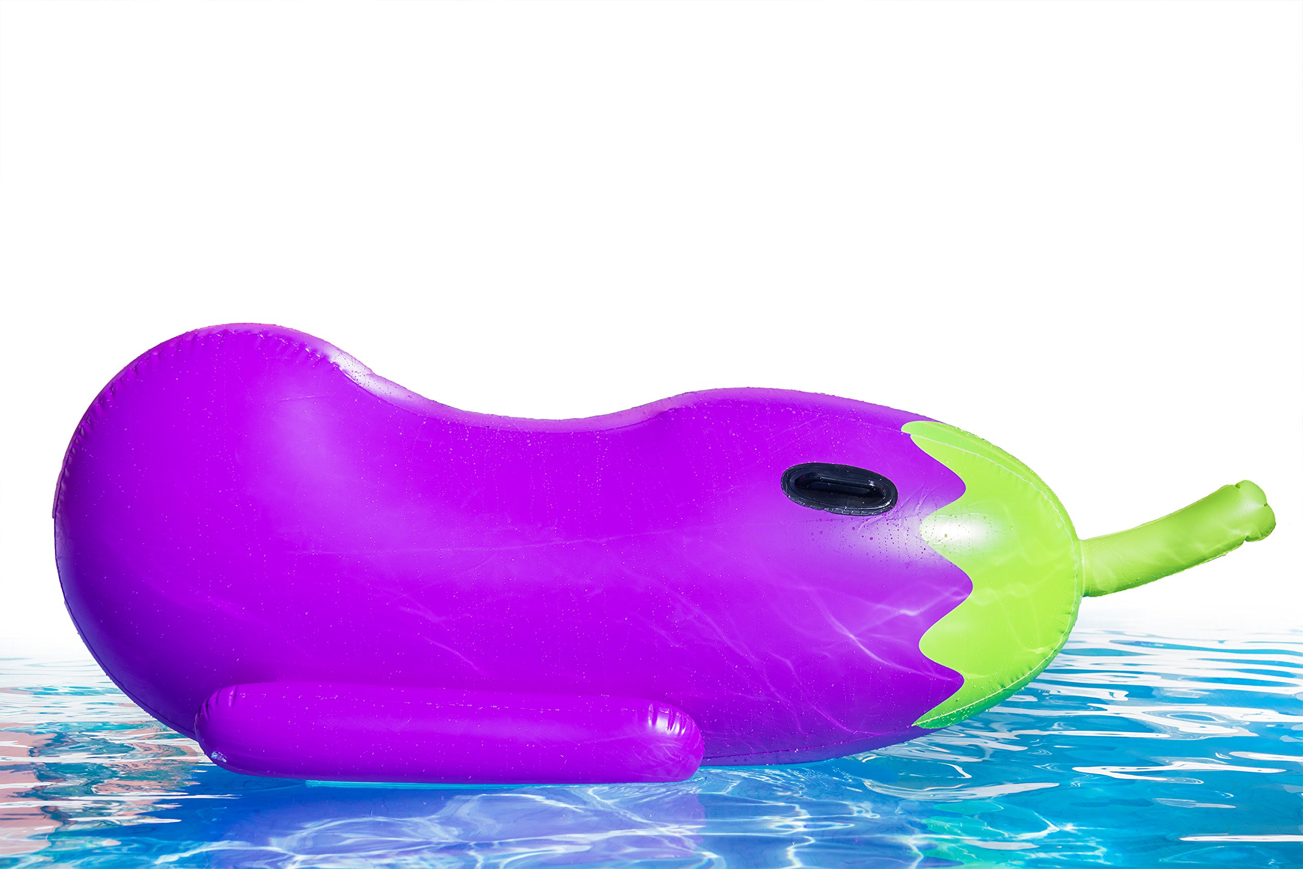 UAre Inflatable Emoji Eggplant Pool Float Large Swimming Pool Raft 5