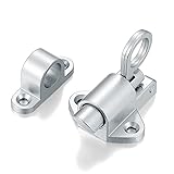 INIRET 4 Packs Self-Closing Latches，Silver Gray