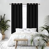 Deconovo Eyelet Curtains Thermal Insulated Blackout 140x260 cm 1 Pair view 5