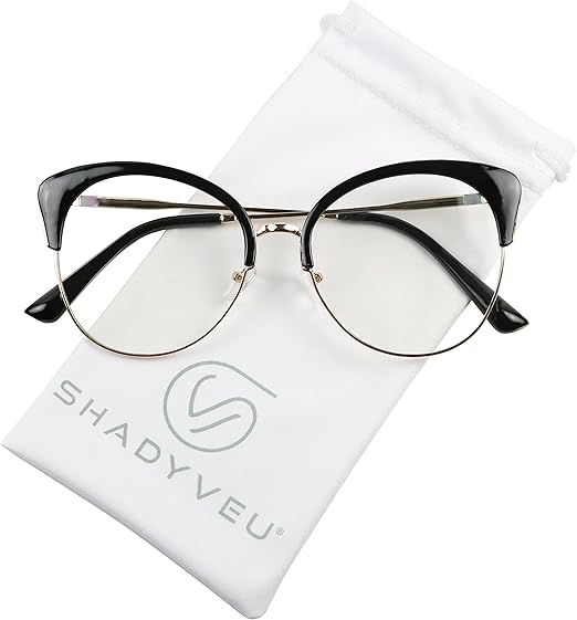 round cat eye prescription glasses