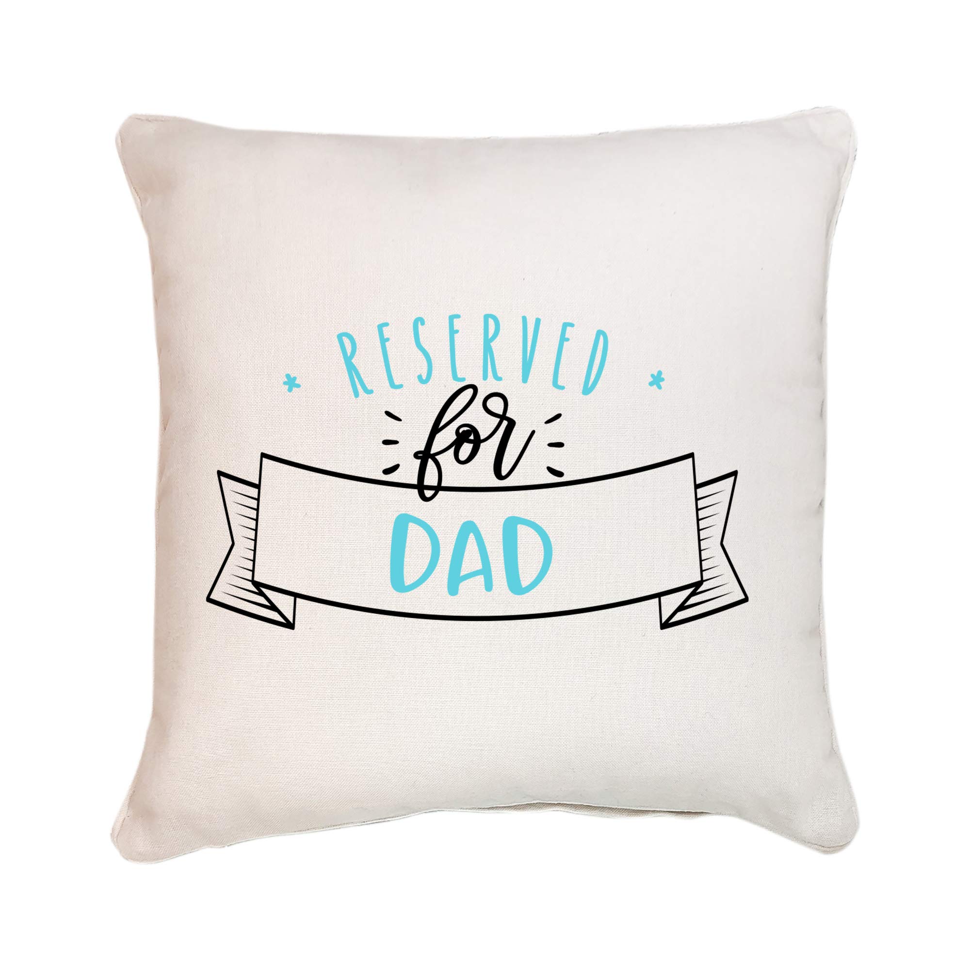 Pomchick Reserved For Dad Cushion Cover 40x40CM Gift for Grandma Grandad Mum Dad Grandparents Parents Christmas Mother's Father's Birthday Present Square Pillow Case