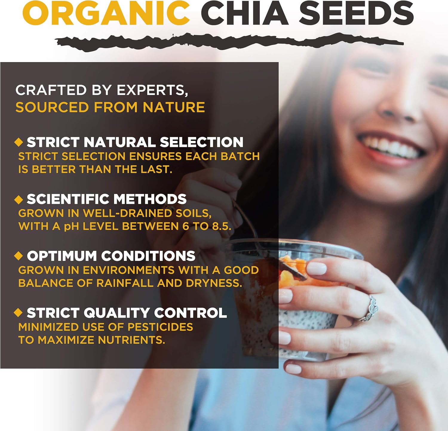 MySuperfoods Organic Chia Seeds 1kg, Natural Source of Omega-3 & Protein, 1 kg (Pack of 1) - Image 4