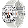 Samsung Galaxy Watch Ultra 47mm LTE AI Smartwatch w/Energy Score, Wellness Tips, Heart Rate Tracking, Sleep Monitor, Fitness Tracker, GPS, 2024,Titanium White [US Version, 1Yr Manufacturer Warranty]