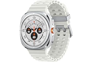 Samsung Galaxy Watch Ultra (2024) 47mm LTE AI Smartwatch w/Energy Score, Wellness Tips, Heart Rate Tracking, Sleep Monitor, Fitness Tracker, GPS, Titanium White [US Version, 1Yr Manufacturer Warranty]