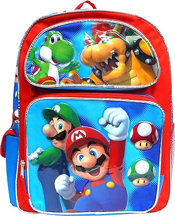 super mario book bags