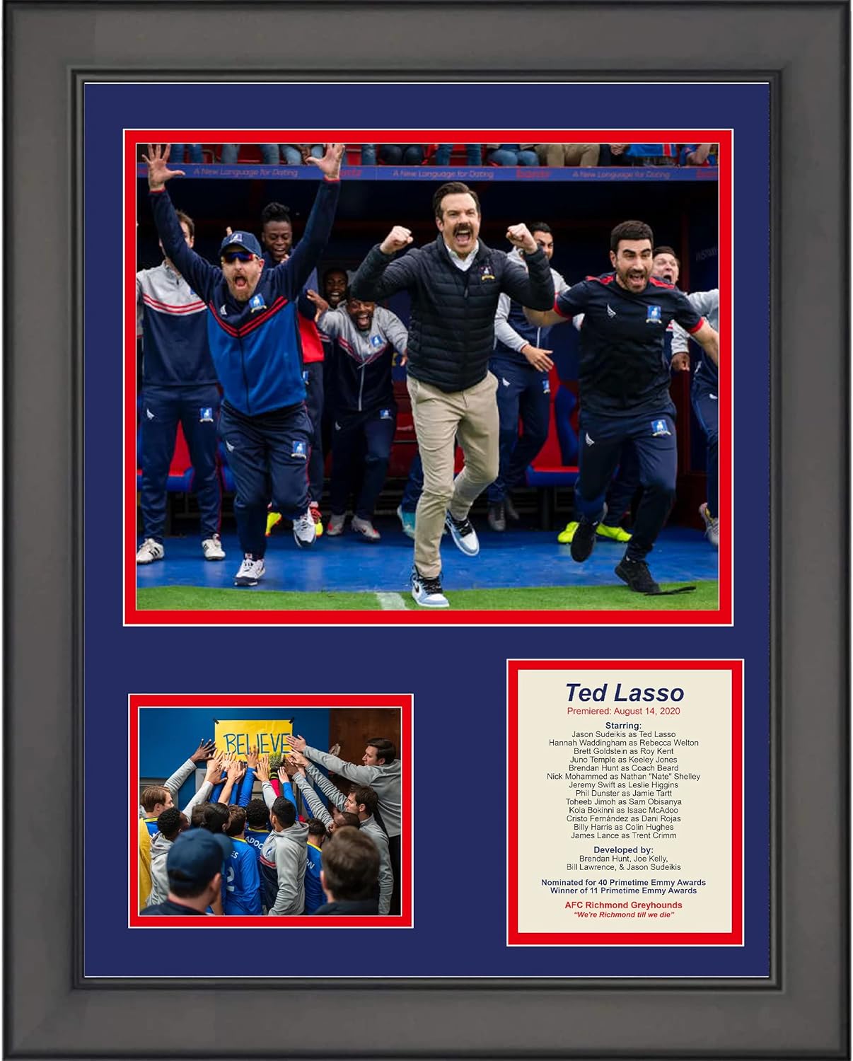 Photographs - Framed Ted Lasso AFC Richmond Soccer TV Series 12