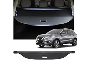Fannyc Cargo Cover Fit for Nissan Rogue 2021 2022 2023 2024 2025 (Not for Rogue Sport) Accessories,Retractable Rear Trunk Cover Luggage Security Shield Shade Cover