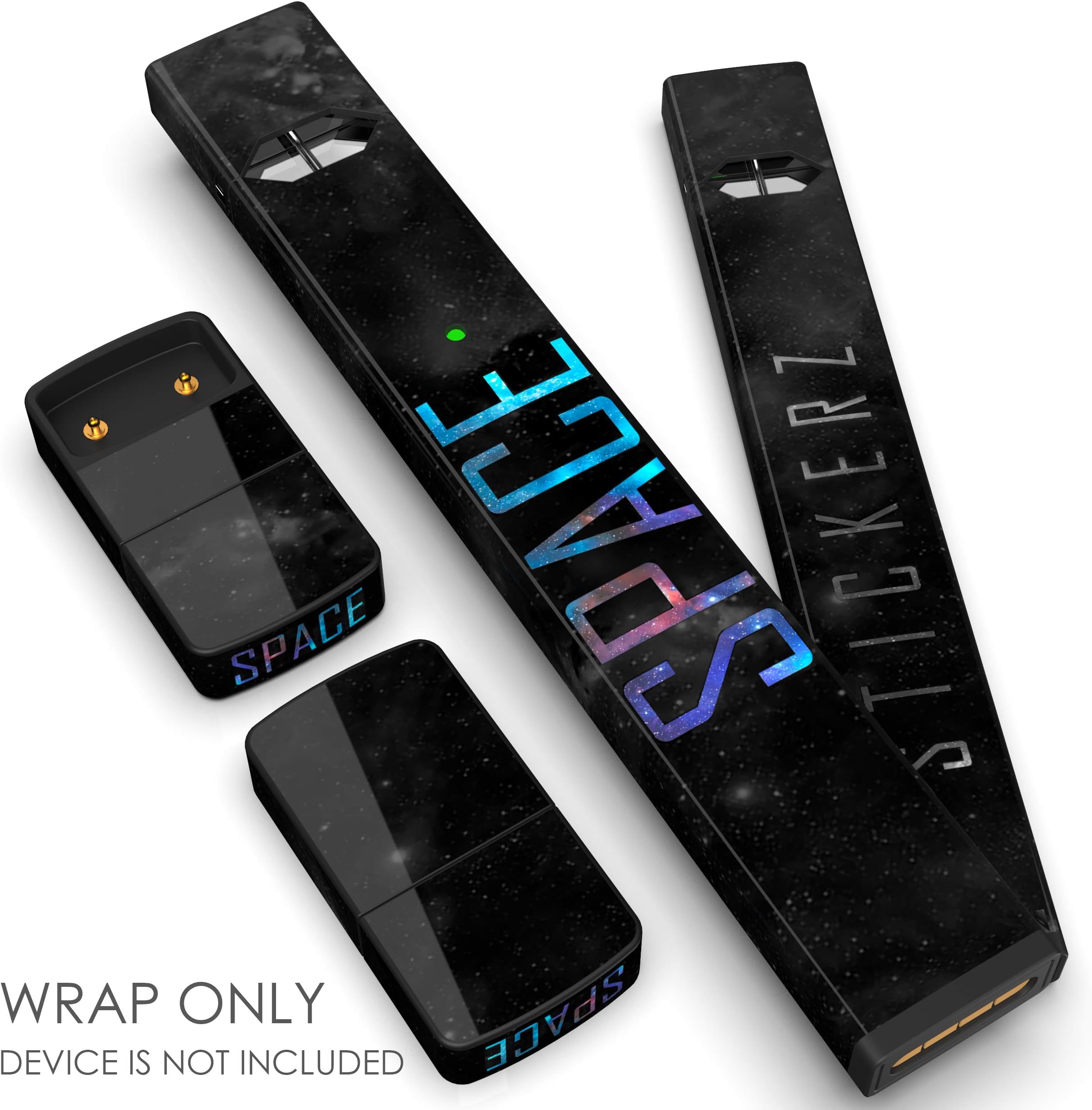 Wrap - Decal - Cover - Sticker - Skin for JUUL - Device Charger Pods - Original Vape Pen Accessories Skin (SPACE STICKERZ Brand Design)