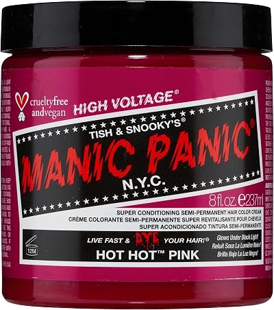Manic Panic Big Pot High Voltage Classic Hair Colour Hot Hot Pink 8oz
