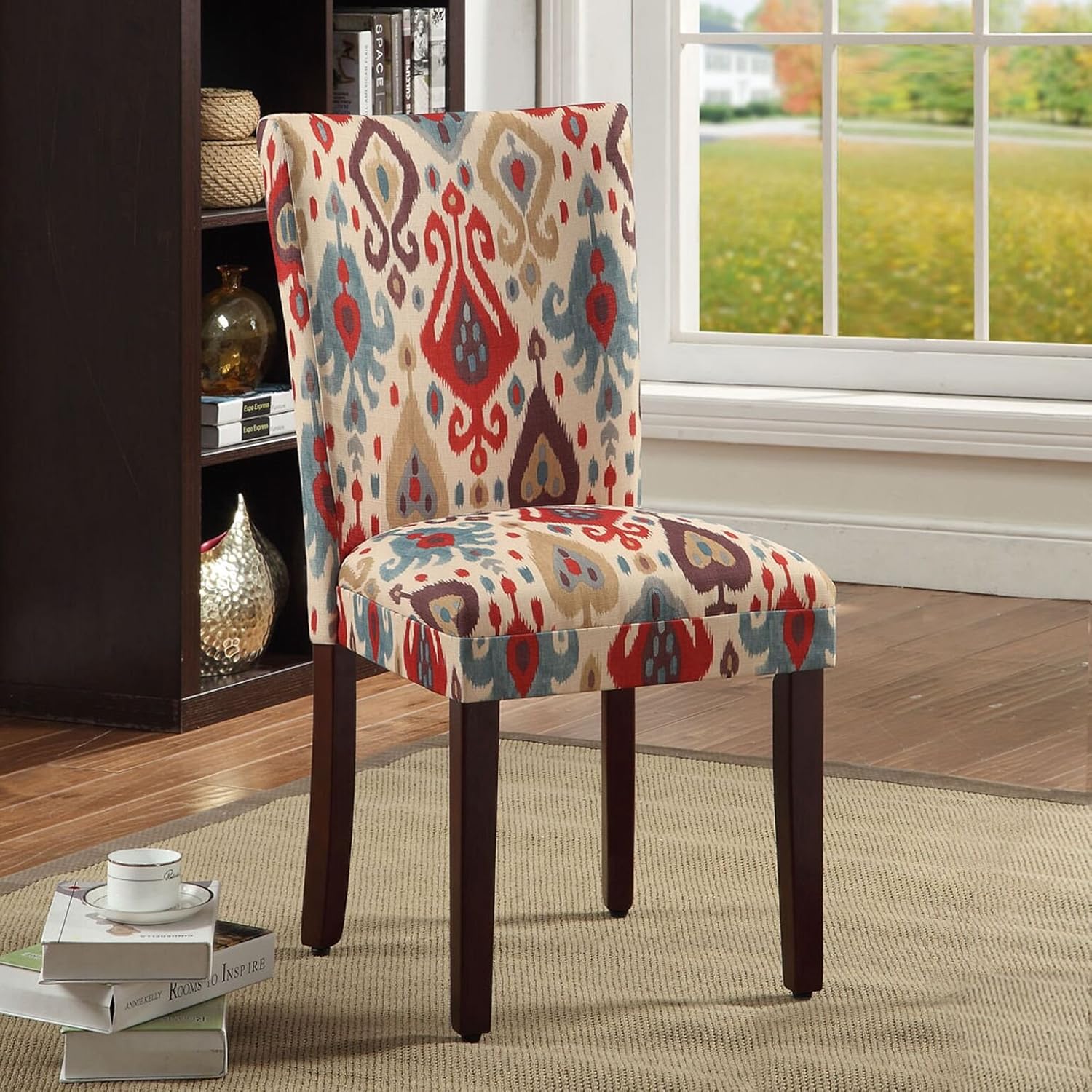HomePop Parsons Upholstered Accent Dining Chair, Set of 2, Sienna - Chairs