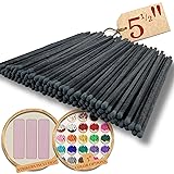 5.5" Long (100+ Count) | Black Stick/Black Tip