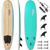 Thurso Surf 7/8 ft Soft Top Foam Beginner Surfboard for Adults and Kids Perfect Longboard for Surfing Beach Fun and Water Sports Lightweight and Durable Modern Design for All Levels of Surfers