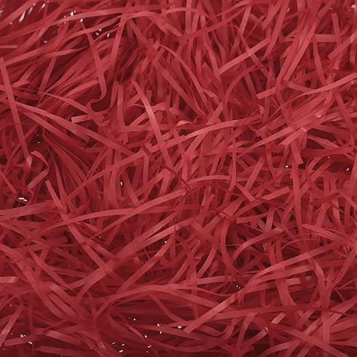 100 Gramos de Papel de Seda en Tiras Relleno de Embalaje de Regalo (Rojo): Amazon.es: Hogar