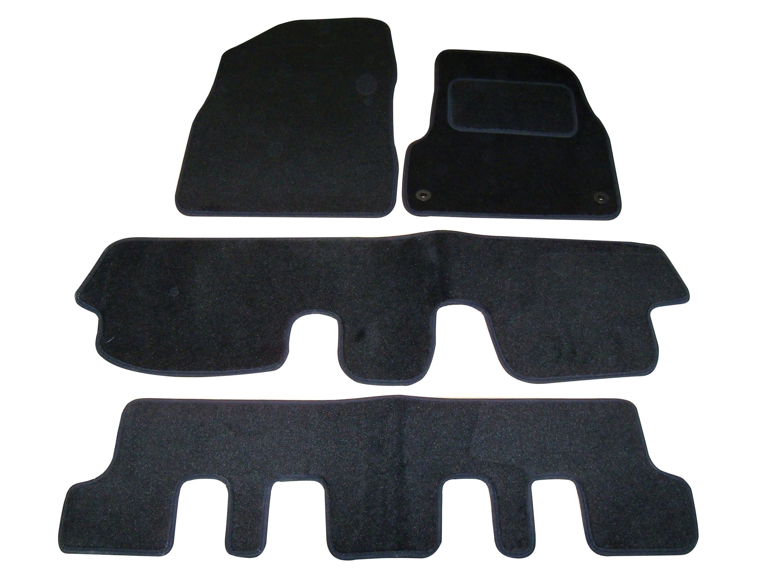 Sakura Car Mats for Citroen C4 Picasso Fits 2007 to 2011 Models - Black